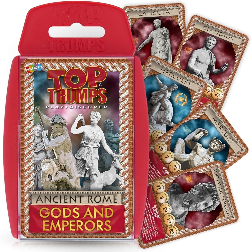 Top Trumps Card Game: Ancient Rome, Family Card Game
